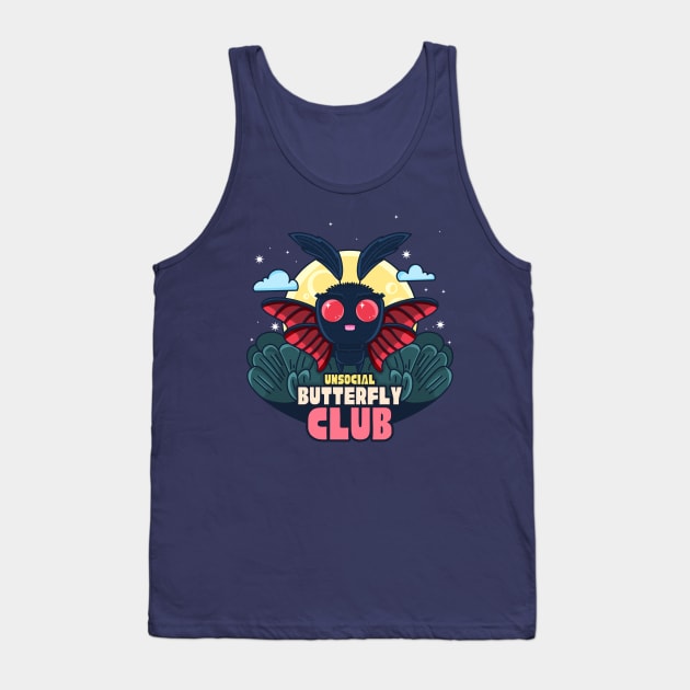 Unsocial Butterfly Mothman Tank Top by GiveMeThatPencil